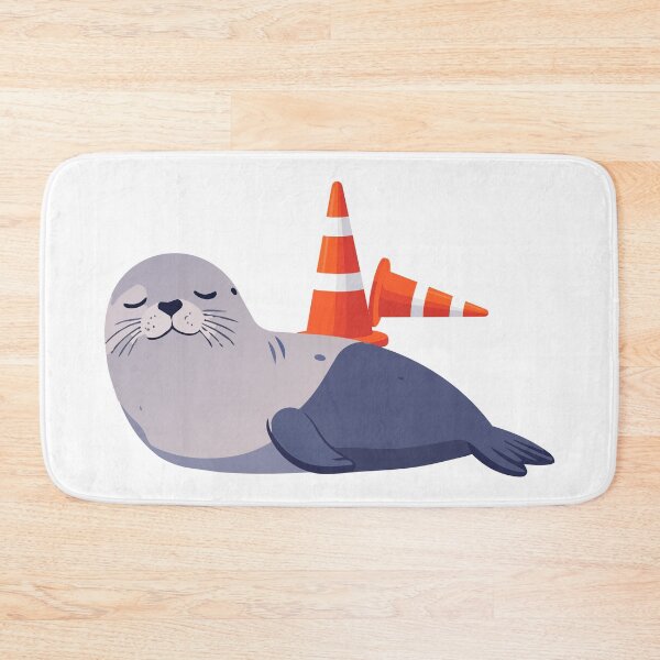 Item preview, Neil the Seal Sticker designed and sold by Colorsandpixels.