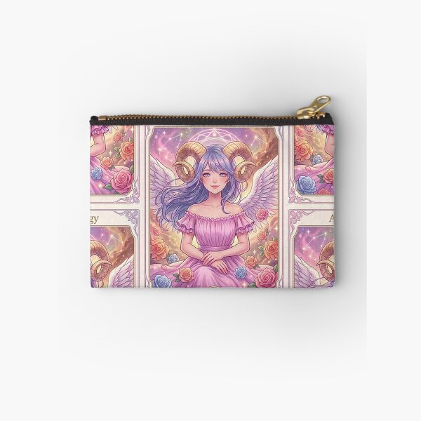 Item preview, Aries Zodiac Anime Girl Art | Aries Energy Celestial Angel | Kawaii Astrology Goddess | Pastel Horoscope Illustration | Ram Zodiac Sign | Aries Birthday Gift | Art Nouveau Wall Art designed and sold by RSDigitalPrintDesign.