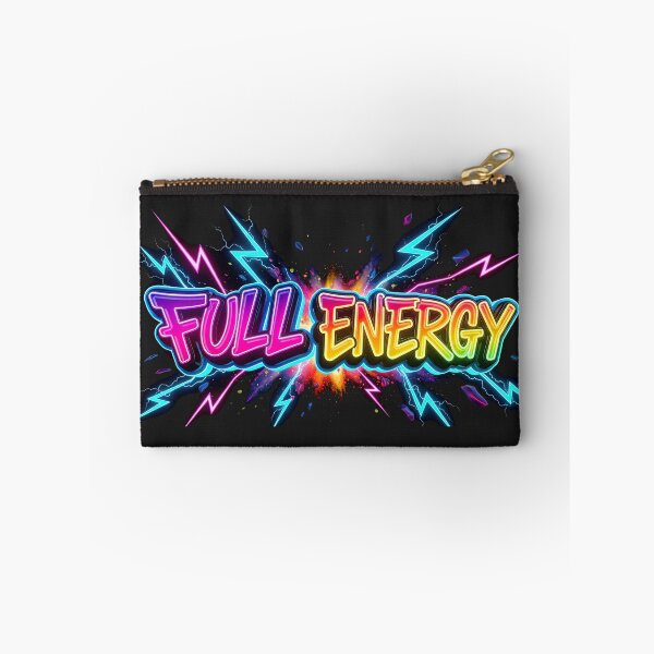 Item preview, Full Energy Neon Graffiti Splash Electric Rave Typography designed and sold by DigitalArtx-com.