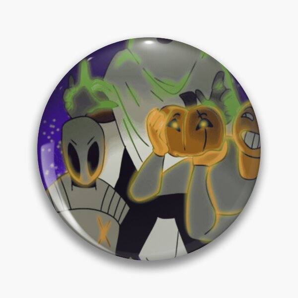 Item preview, Spooky Halloween Ghost and Pumpkins designed and sold by SpookyDodly.