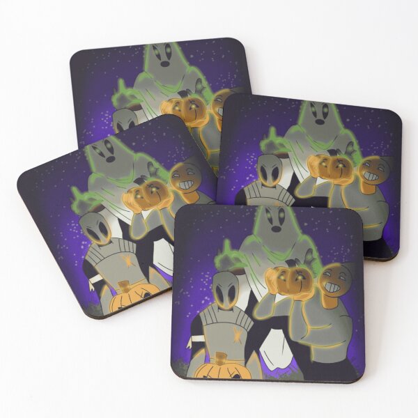 Item preview, Spooky Halloween Ghost and Pumpkins designed and sold by SpookyDodly.