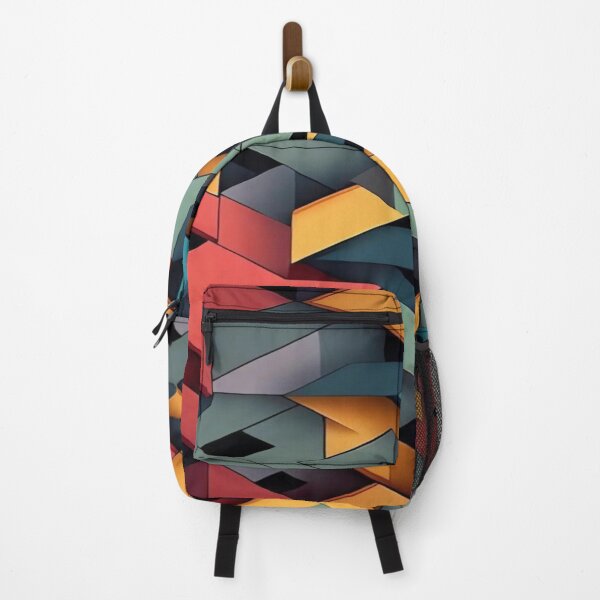 Item preview, 3D Geometric Maze - Intertwined and Multicolored Abstract Pattern (Memphis Style) designed and sold by RAYBIL.