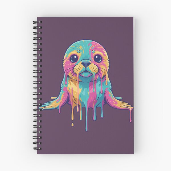 Item preview, Rainbow Drip Seal Sticker designed and sold by Colorsandpixels.