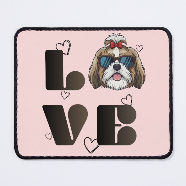 Item preview, Love Shih Tzu – Cute Dog Lover Typography Design designed and sold by PawsAndPallette .
