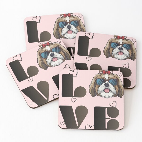 Item preview, Love Shih Tzu – Cute Dog Lover Typography Design designed and sold by PawsAndPallette .