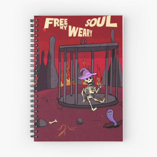Item preview, Free My Weary Soul Skeleton designed and sold by SpookyDodly.