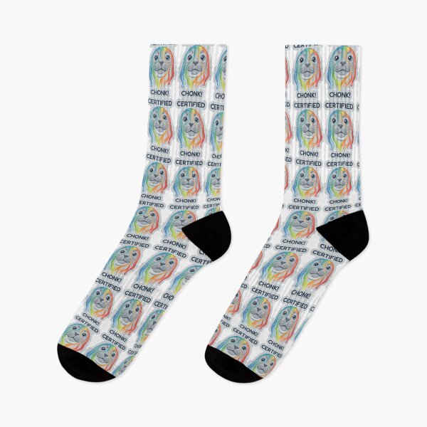 Item preview, Certified Chonk Funny Rainbow Seal Sticker designed and sold by Colorsandpixels.