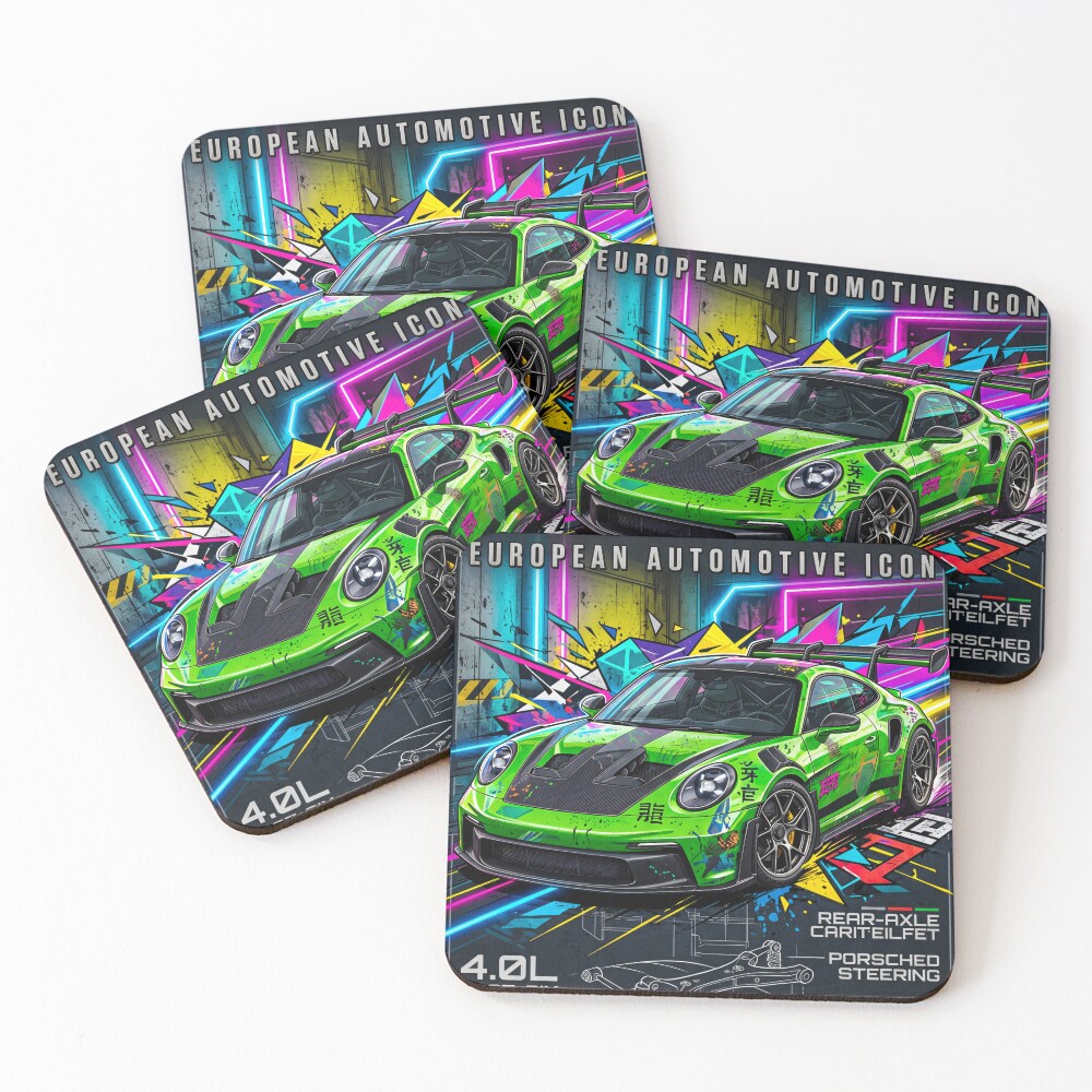 Item preview, Coasters (Set of 4) designed and sold by RevUpDesign.
