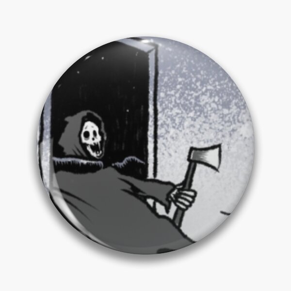 Item preview, Grim Reaper Entering The Door designed and sold by SpookyDodly.
