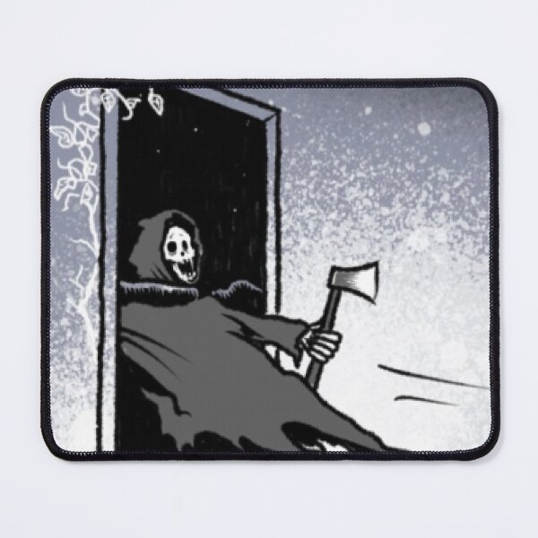 Item preview, Grim Reaper Entering The Door designed and sold by SpookyDodly.
