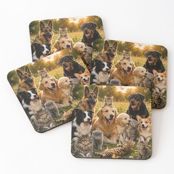 Item preview, Dogs and Cats Best Friends Together Forever designed and sold by BagFactoryUK.
