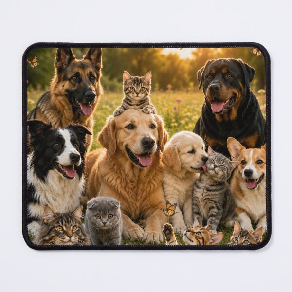 Item preview, Dogs and Cats Best Friends Together Forever designed and sold by BagFactoryUK.