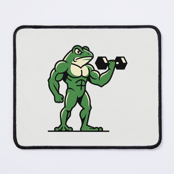 Item preview, Gym Frog Funny Fitness Workout designed and sold by andromeda-redd.