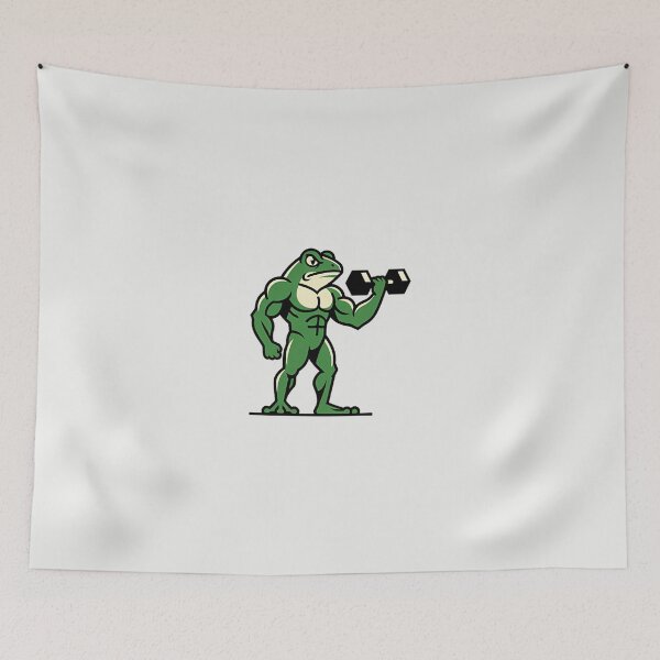 Item preview, Gym Frog Funny Fitness Workout designed and sold by andromeda-redd.