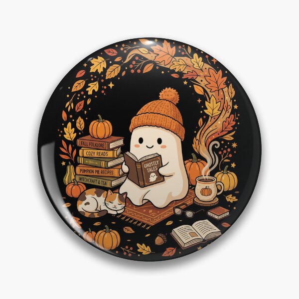 Item preview, Cute Ghost Reading Book Cozy Autumn Halloween Shirt designed and sold by TeNovaStudio.