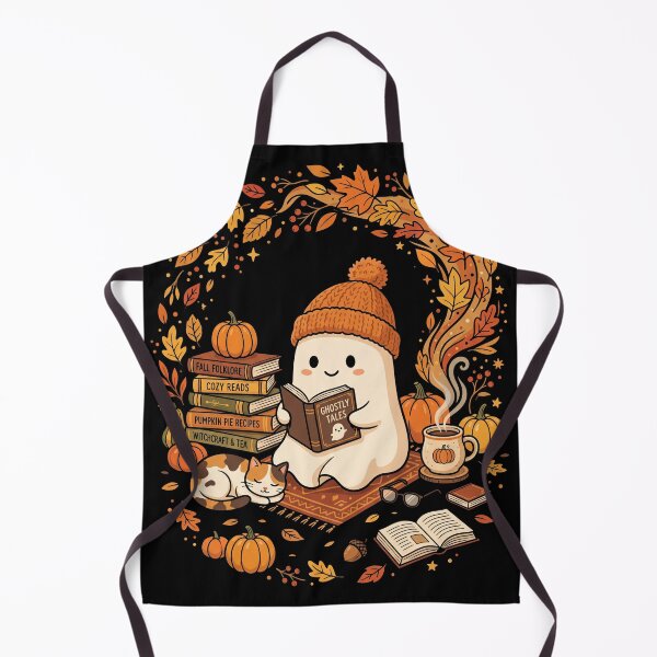 Item preview, Cute Ghost Reading Book Cozy Autumn Halloween Shirt designed and sold by TeNovaStudio.