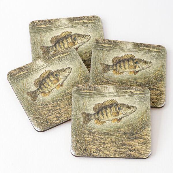 Item preview, Yellow Perch Golden Waters designed and sold by KrungiT Design .