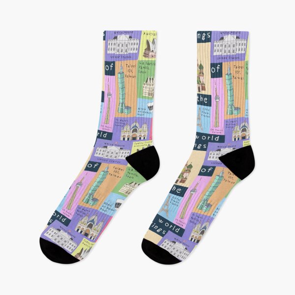 Item preview, Buildings Of The World, Educational Art By Carla Daly designed and sold by Carla Daly.