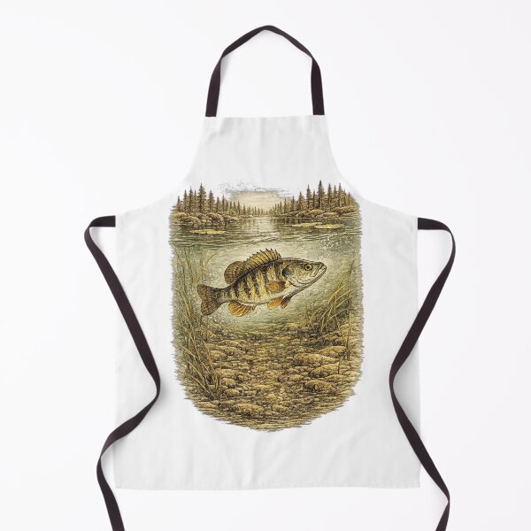 Item preview, Yellow Perch Golden Waters designed and sold by KrungiT Design .