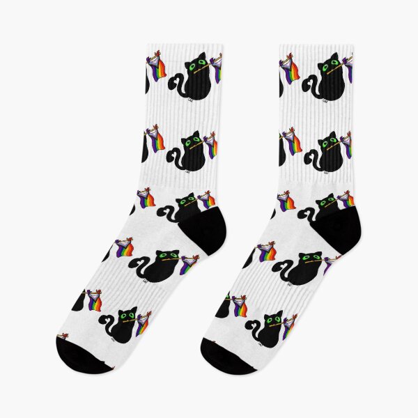 Item preview, Pride Flag Kitty - Progress designed and sold by WorksOfWhimsies.