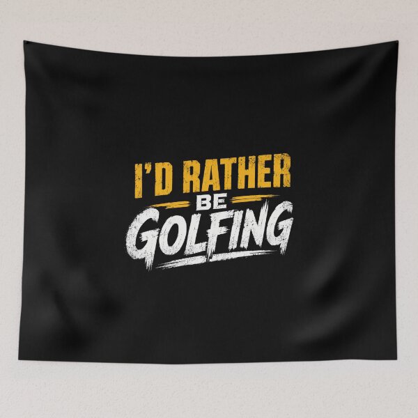 Item preview, I'd Rather Be Golfing Golfer Golf Lover Golfing Enthusiast designed and sold by HumansStuck12.