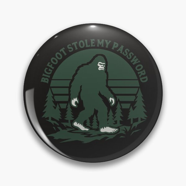 Item preview, Bigfoot Stole My Password Retro 1970s Tech Humor For IT Professionals designed and sold by roarsomethings.