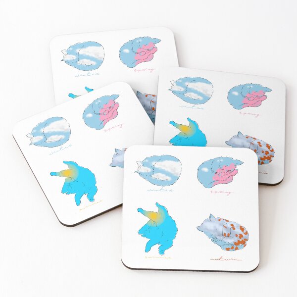 Item preview, Seasons in cats designed and sold by MissPinzi.
