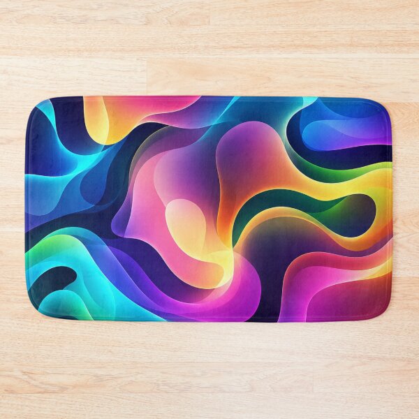 Item preview, Vibrant Neon Liquid Abstract Waves designed and sold by 0606PM.