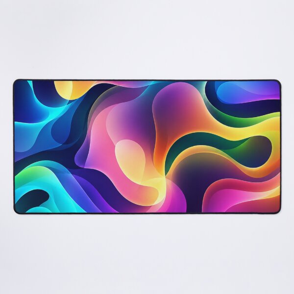 Item preview, Vibrant Neon Liquid Abstract Waves designed and sold by 0606PM.