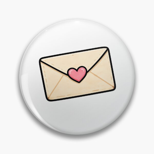 Item preview, Cute Love Letter Sticker | Kawaii Envelope With Heart designed and sold by Ricomin.