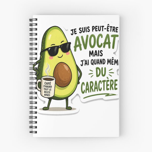 Item preview, Funny Avocado Sticker with French Quote | Cute Kawaii Avocat Decal designed and sold by Irakalu.