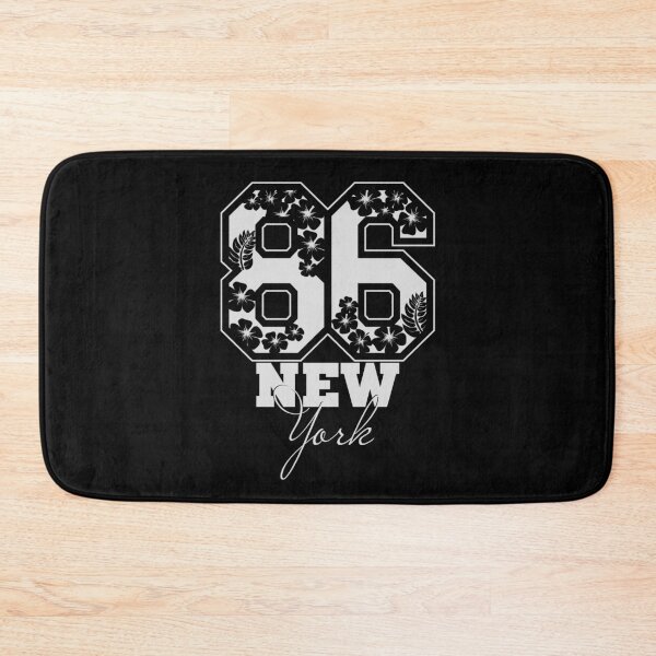 Item preview, New York 86: Retro Floral Varsity Number Graphic designed and sold by Krasnovaovaova.