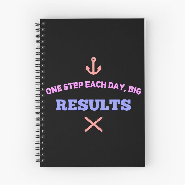 Item preview, One Step a Day, Great Results | Motivational Quote on Perseverance designed and sold by AstronautMerch.