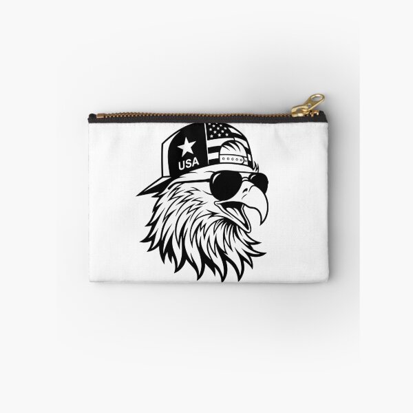 Item preview, Cool American Eagle Wearing USA Flag Cap & Sunglasses designed and sold by ucpstudio.
