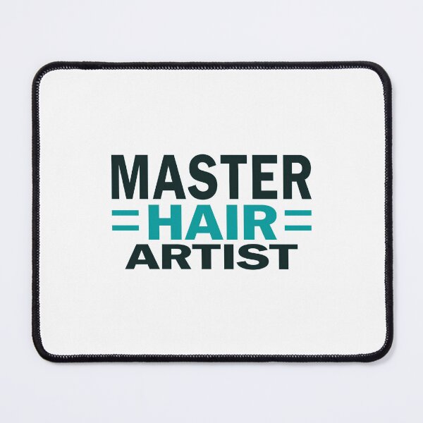 Item preview, Master Hair Artist Typography Design for Hairstylists and Salon Professionals designed and sold by Kavya Art.