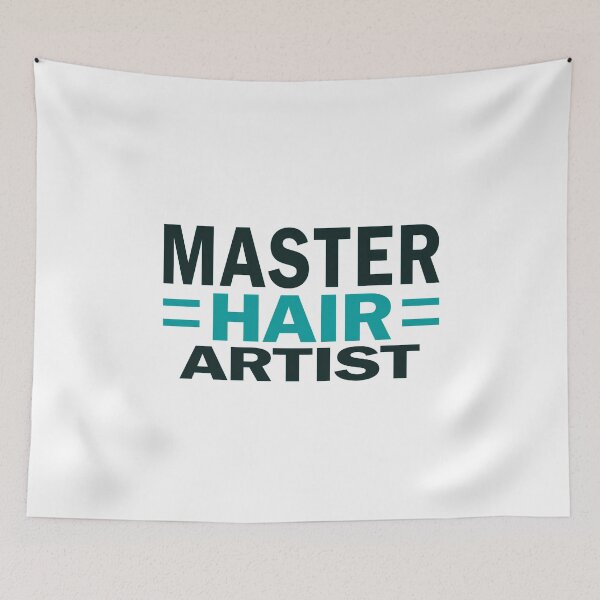 Item preview, Master Hair Artist Typography Design for Hairstylists and Salon Professionals designed and sold by Kavya Art.