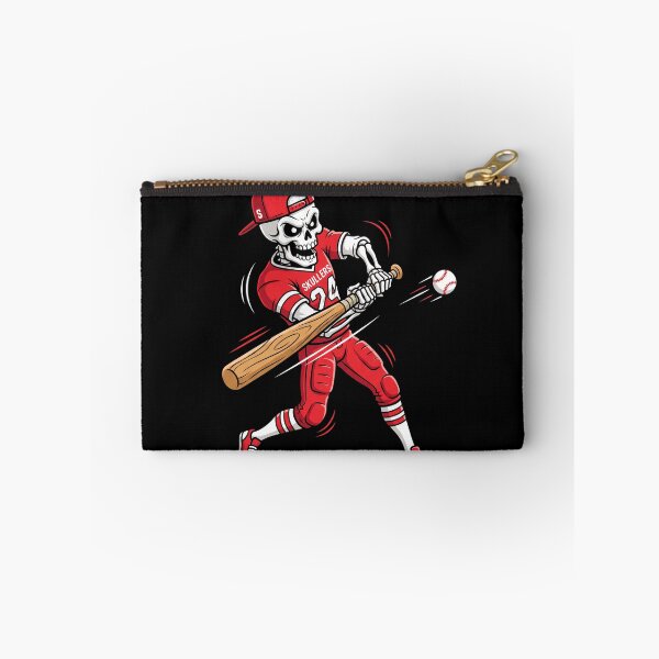 Artikelvorschau, Lustiges Baseball-Skelett-Schlagmann-Halloween-Shirt entworfen und verkauft von TeNovaStudio.