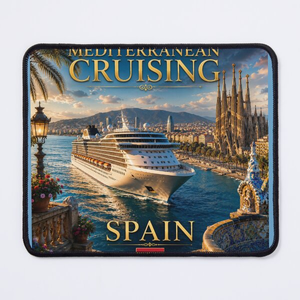 Item preview, Mediterranean Cruising Spain designed and sold by globetrottergfx.
