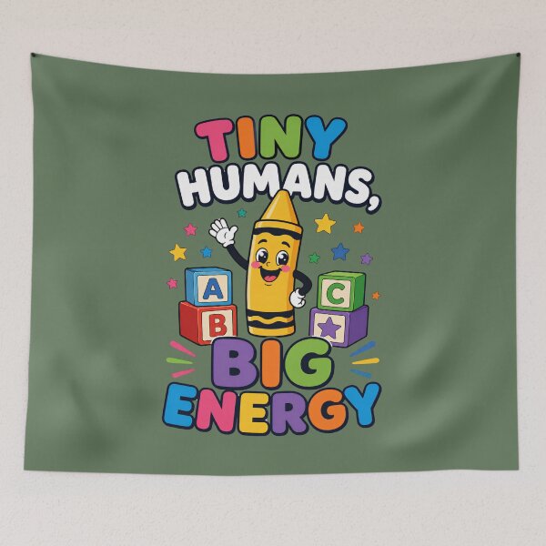 Item preview, Tiny Humans Big Energy Funny designed and sold by Nawi32.