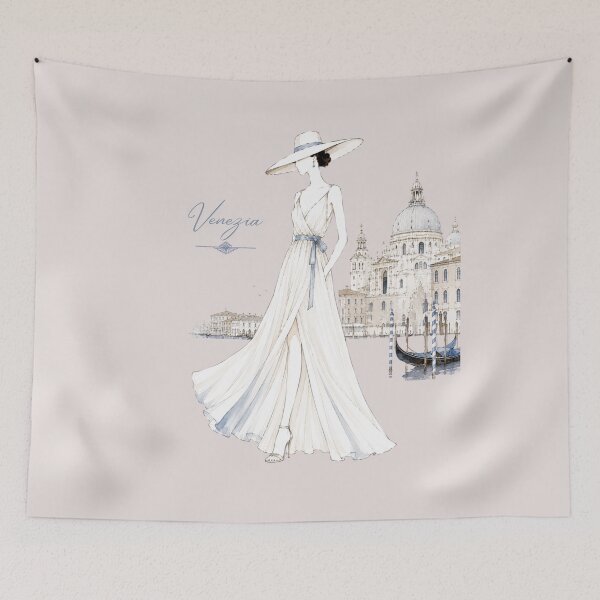 Item preview, Copy of Elegant fashion woman in Venice – Luxury Fashion Art. designed and sold by NewtBoo.