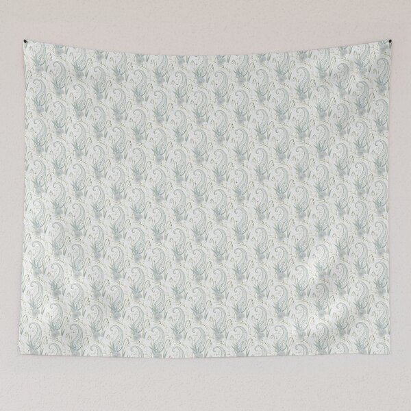Item preview, Graceful Snowdrop Paisley designed and sold by Designbes.
