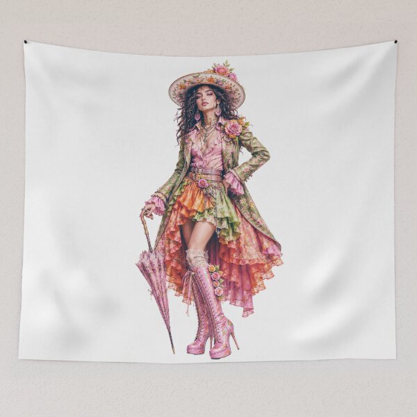 Item preview, Girl of Floral elegance designed and sold by dianadizoiv13.
