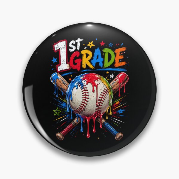 Item preview, 1st Grade Back to School Baseball drip ice Cream designed and sold by Kyzed.