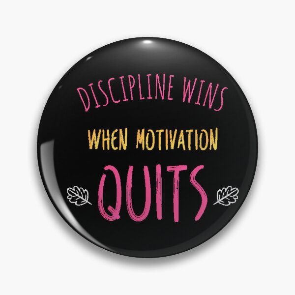 Item preview, Discipline Wins When Motivation Tires | Gym Quote designed and sold by AstronautMerch.