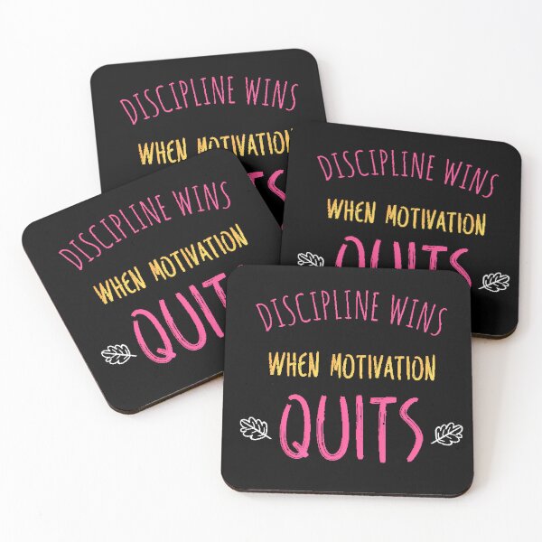 Item preview, Discipline Wins When Motivation Tires | Gym Quote designed and sold by AstronautMerch.