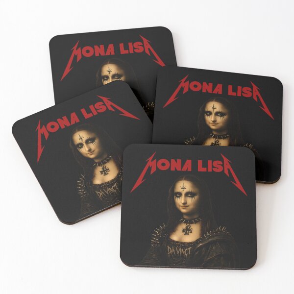Item preview, Mona Lisa Metallica designed and sold by Wanderdreaming.