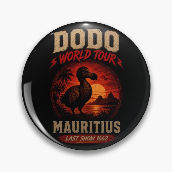 Item preview, Dodo World Tour Extinct Bird Parody designed and sold by Retr0Tshirts.