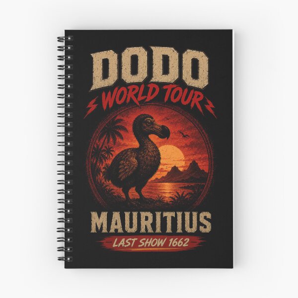 Item preview, Dodo World Tour Extinct Bird Parody designed and sold by Retr0Tshirts.