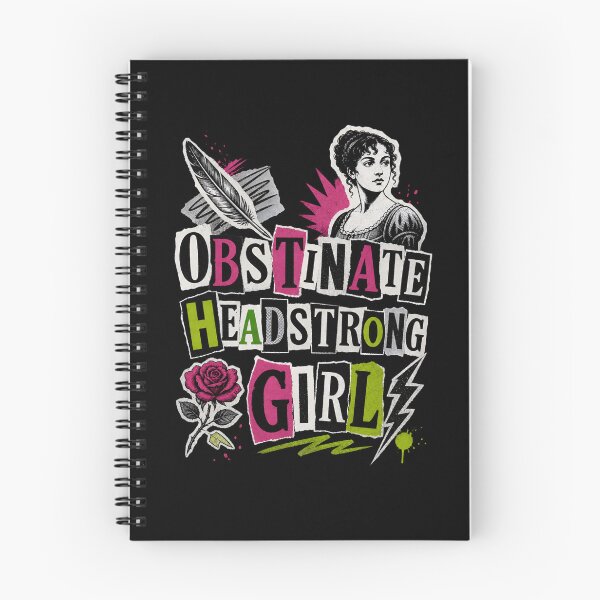 Item preview, Obstinate Headstrong Girl Pride and Prejudice Ransom Note Collage designed and sold by Fenay Designs.