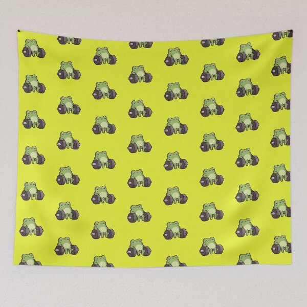 Item preview, gym frog, Tired Frog No Motivation Gym Funny Lazy Workout designed and sold by andromeda-redd.